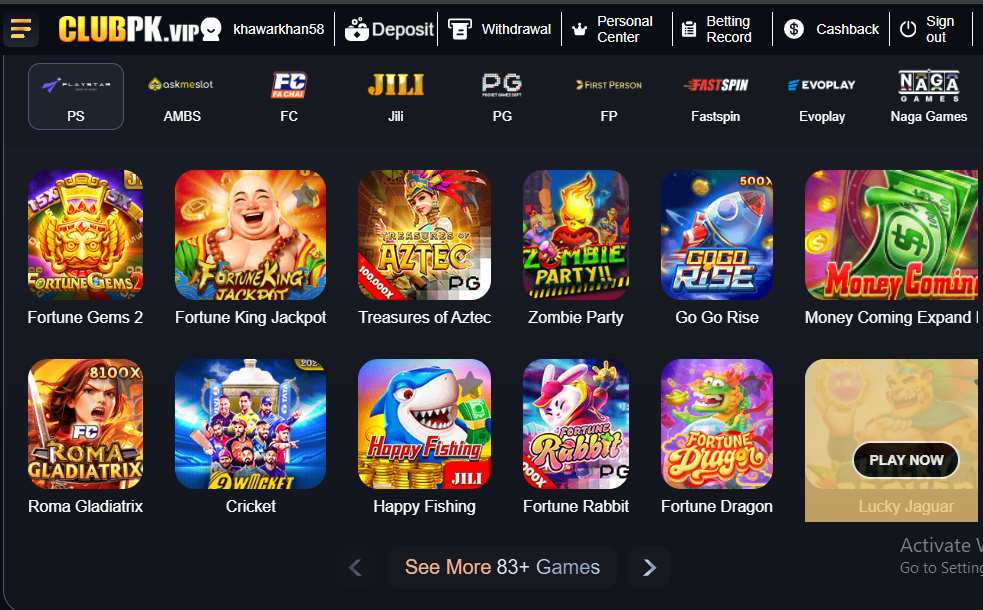 CLUBPK Game